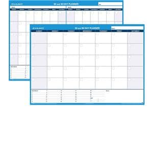 At-A-Glance Undated Erasable/Reversible Wall Planner 30/60 Day 48"x32