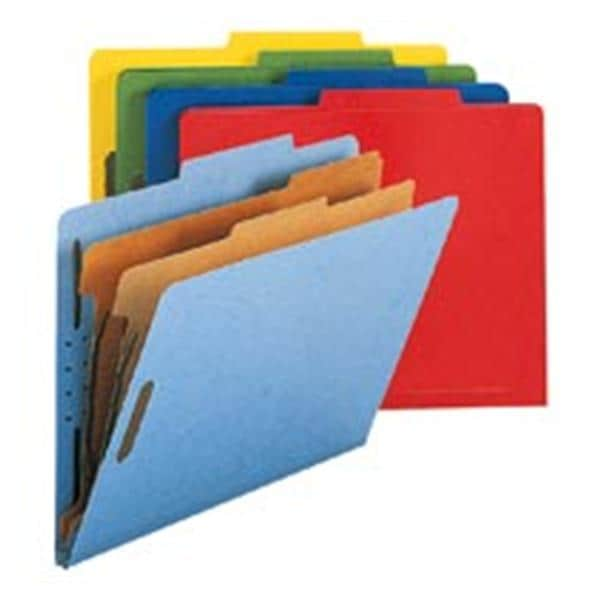 Classification Folders 2 Dividers Letter Size Asst 5/Pack 5/Pk