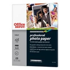 Professional Photo Paper Gloss 8 1/2 in x 11 in 10.5 Mil 25/Pack 25/Pk