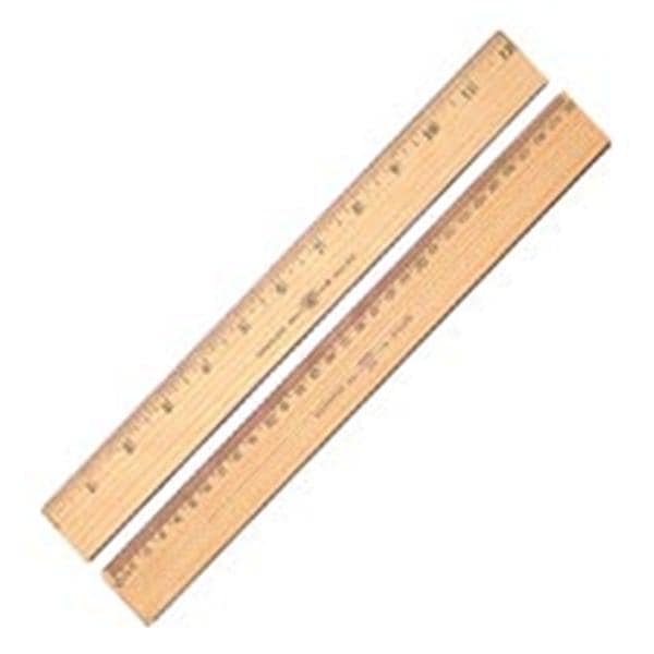 Westcott 2-Sided Metric Ruler 1/16"/1 mm Increments Ea