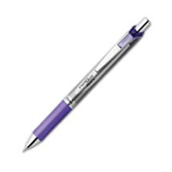 Pentel EnerGize Mechanical Pencils 0.7 mm Violet/Silver 12/Pack 12/Pk