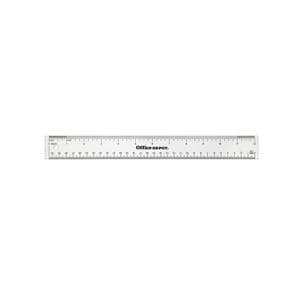 Office Depot Brand Acrylic Ruler 12" Clear Ea