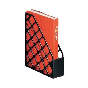 Mesh Plastic Magazine File Standard Black Ea