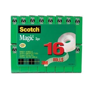 Scotch Magic 810 Tape 3/4 in x 1000 in 16/Pack 16/Pk