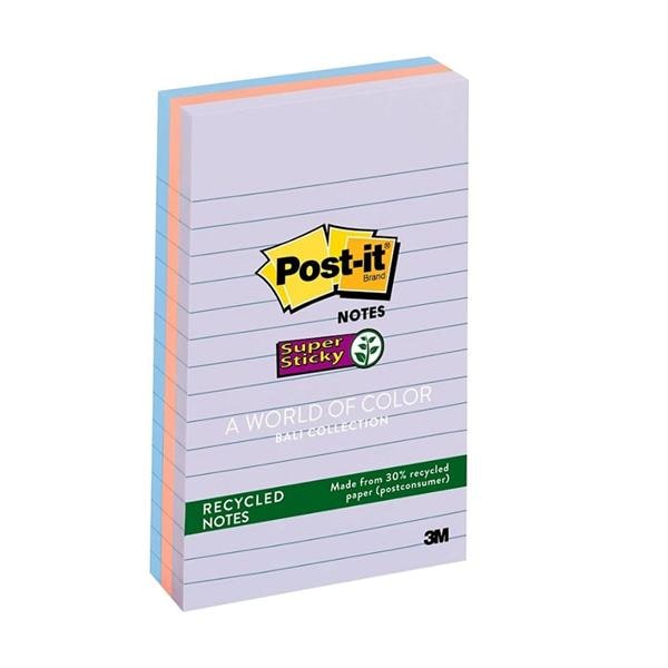 Sticky Notes 4 in x 6 in Farmers Mkt 90 Sheets/Pad 3/Pack 3/Pk