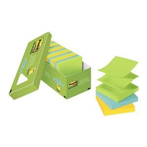 Post-it Pop-Up Notes 3 in x 3 in Jaipur 100 Sheets/Pad 18/Pack 18/Pk