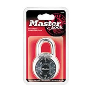 Master Lock Combination Padlock Black 2/Pack 2/Pk