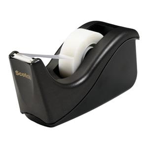 Scotch Desktop Tape Dispenser Two-Toned Black Ea