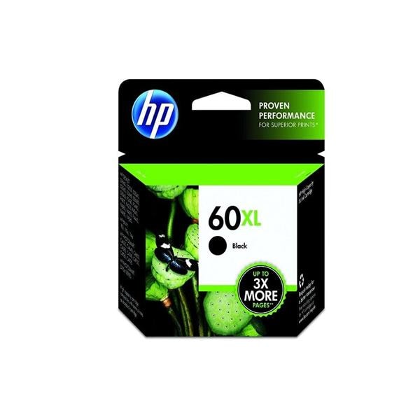 HP 60XL 50% Recycled Black Original Ink Cartridge (CC641WN) Ea