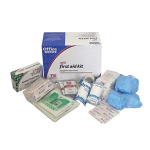 Office Depot Brand 110-Piece First Aid Refill Ea