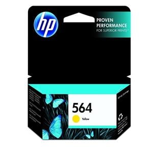 HP 564 Yellow Original Ink Cartridge (CB320WN) Ea