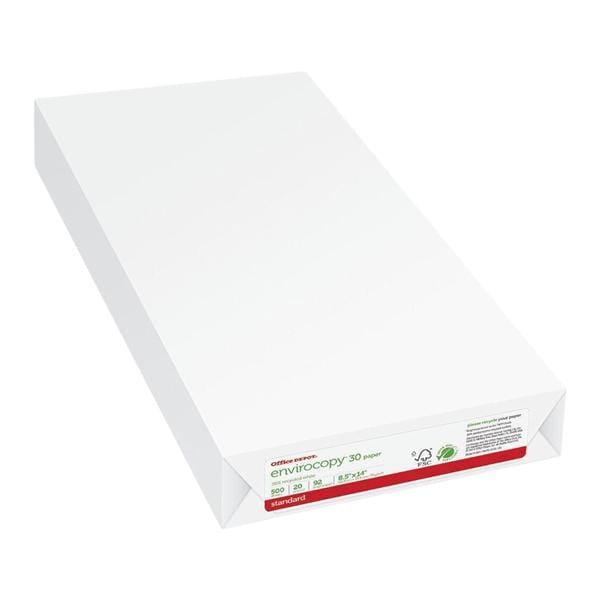 EnviroCopy 30 Paper 8.5 in x 14 in 20 Lb 500 Sheets/Ream Ea