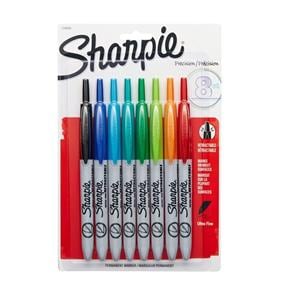 Sharpie Permanent Marker Ultra-Fine Point Asst 8/Pack 8/Pk