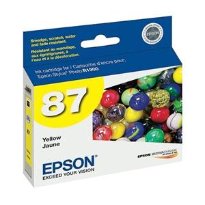 Epson 87 (T087420) UltraChrome Yellow Ink Cartridge Ea