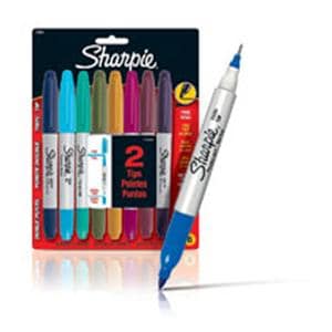 Sharpie 2Tp Perm Markers Asrt Fshn Clrs 8/Pk 8/Pk