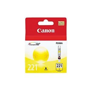 Canon CLI-221Y ChromaLife 100+ Yellow Ink Tank (2949B001) Ea