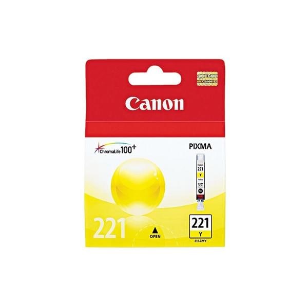 Canon CLI-221Y ChromaLife 100+ Yellow Ink Tank (2949B001) Ea