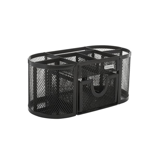 Rolodex Mesh Pencil Cup & Organizer Black Ea