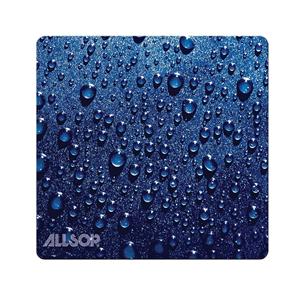 Allsop Naturesmart Mouse Pad 8.5" x 8" Blue Raindrop Ea