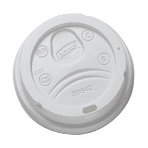 Dixie Dome Lids f/ 12-16 Oz Cups White 500/Ca