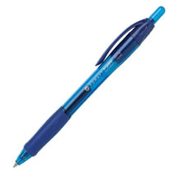 Foray Retracting Ballpoint Pens Medium Point 1.0 mm Blue 12/Pack 12/Pk