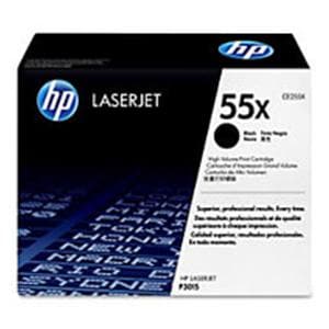 HP 55X High-Yield Black Original Toner Cartridge (CE255X) Ea