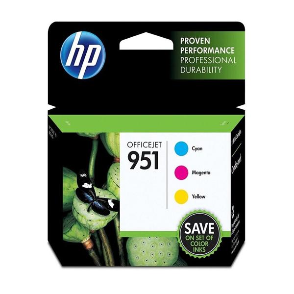 HP 951 Cyan/Magenta/Yellow Original Cartridges CR314FN 3/Pack 3/Pk