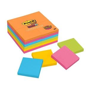 3 in x 3 in Sticky Note Rio Asst 3 in x 3 in 90 Notes/Pad 24/Pack 24/Pk