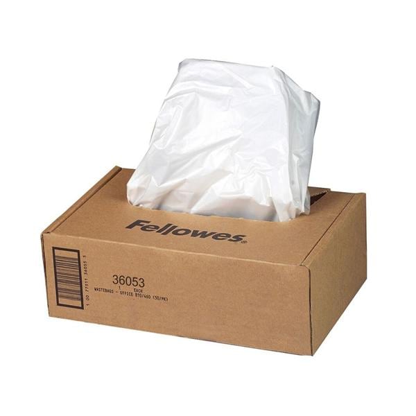 Fellowes Powershred Waste Bags Carton Of 100 100/Bx