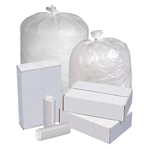 Clear Trash Can Liners 33 Gallons 0.6 mil 250/Bx