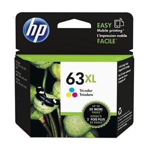 Cartridge Ink HP 63XL Tri-Clr F6U63AN Ea Ea