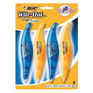 Bic Wite-Out Correction Tape 4/Pk 4/Pk