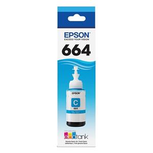 Epson Eco Tank T664220-S Cyan Refill Ink Bottle Ea