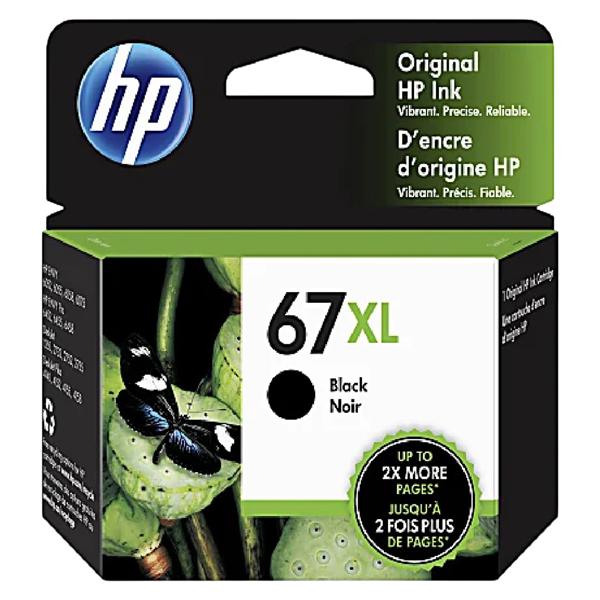 HP 67XL High Yield Black Orig Ink Cartridge 3YM57AN Ea