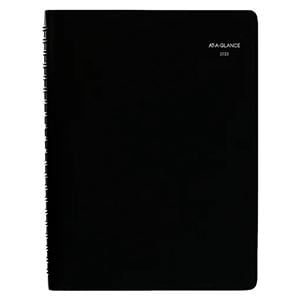 AT-A-GLANCE DayMinder 2023 RY Daily Group Appointment Book Black Large 8x11" Ea