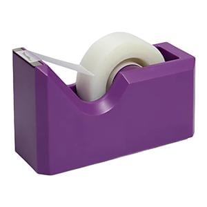 JAM Paper Plastic Tape Dispenser 4-1/2x2-1/2x1-3/4" Purple Ea