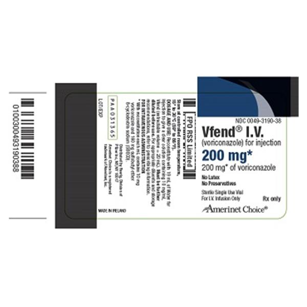 AMCHC Vfend I.V. Injection 200mg/vl Powder SDV Each