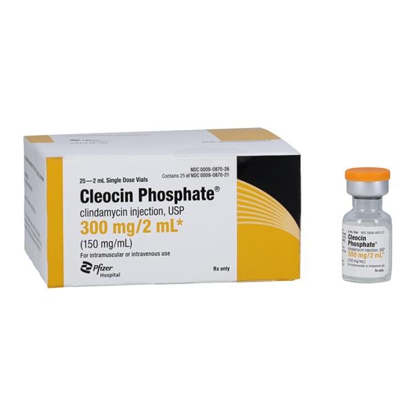 Cleocin Phosphate Injection 150mg/mL SDV 2mL 25/Package