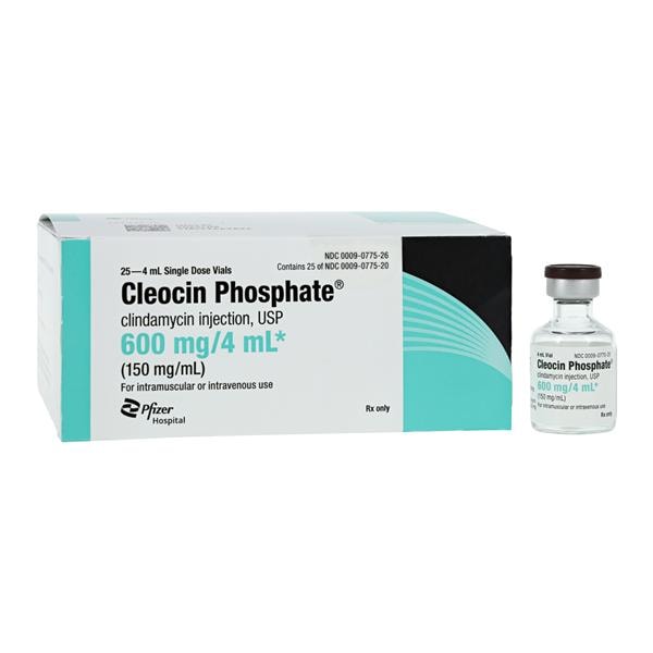 Cleocin Phosphate Injection 150mg/mL SDV 4mL 25/Package