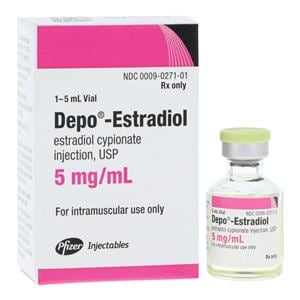 Depo-Estradiol Injection 5mg/mL Vial 5ml/Vl, 48 VL/CA