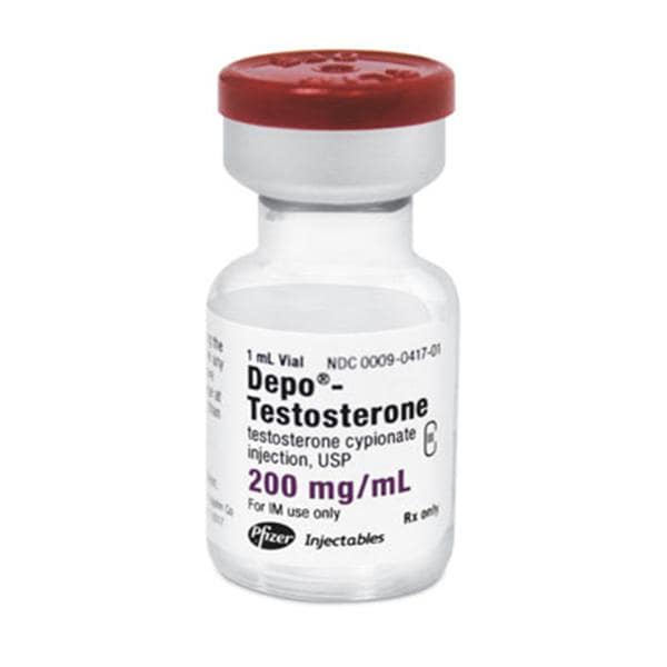 Depo-Testosterone Injection 200mg/mL SDV 1mL Each