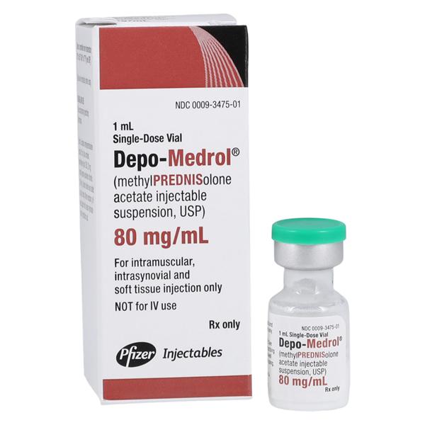 Depo-Medrol Injection 80mg/mL SDV 1ml/Vl