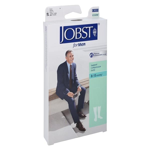 Jobst forMen Compression Socks Knee High Medium Men 8.5-10 Black