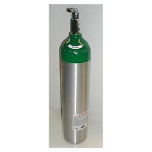 Aluminum Cylinder 685 Liters With Toggle Valve/Empty For O2 Each