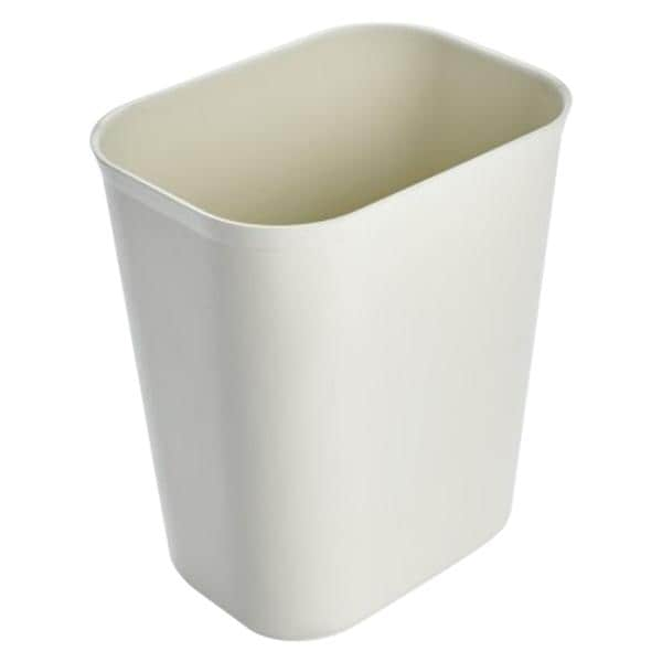 Wastebasket Trash Plastic/Fiberglass 3.5gal No Lid Fire Resistant 6/CA