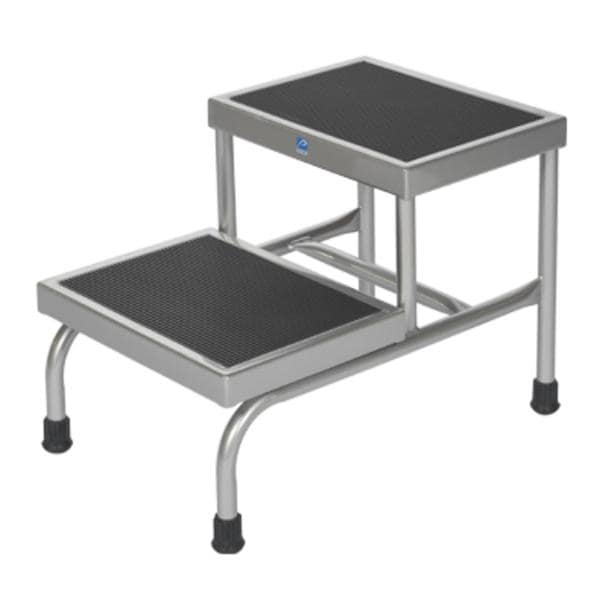 Step Stool Chrome 4 Leg EA