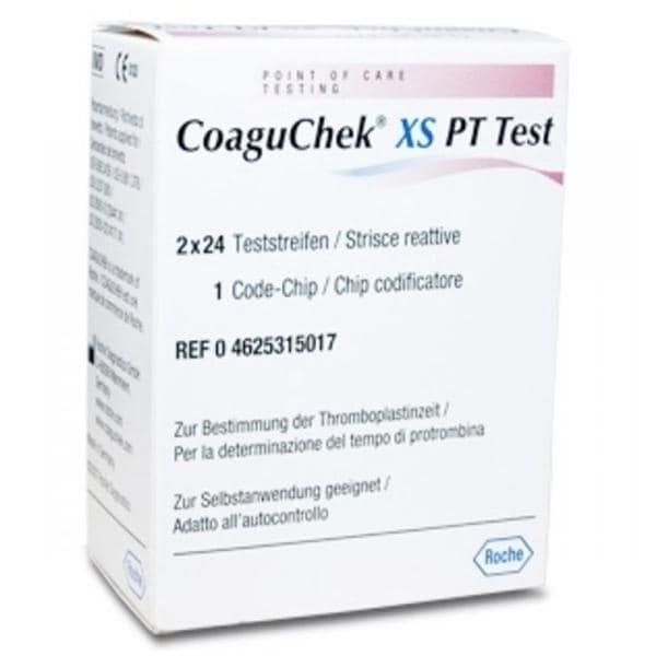 CoaguChek XS Custom PT/INR Test Strip 2x24/Bx