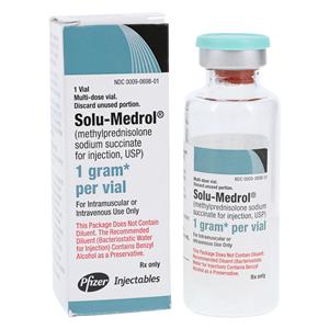 Solu-Medrol Injection 1gm MDV 16mL/Vl, 48 VL/CA