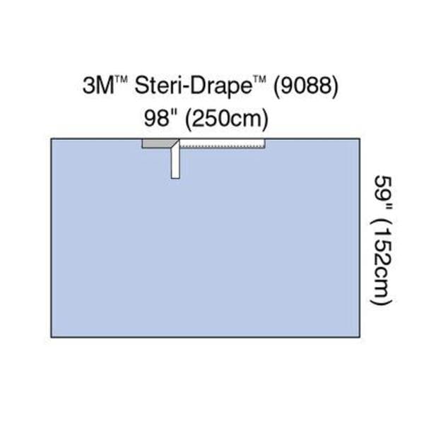 Steri-Drape 98x59" Sterile Surgical Drape Non-Fenestrated