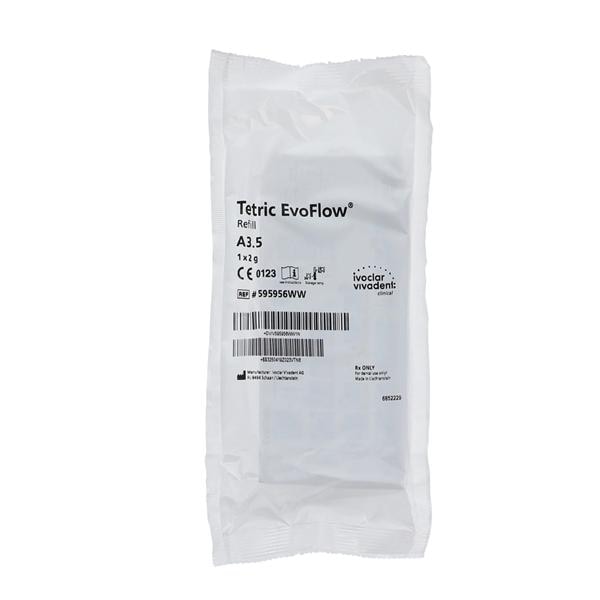 Tetric EvoFlow Flowable Composite A3.5 Syringe Refill 2gm/Ea